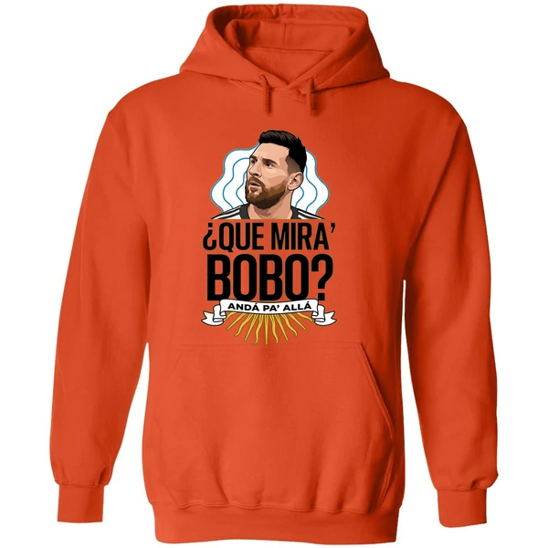 Lionel Messi Que Miras Bobo Hoodie - Image 6