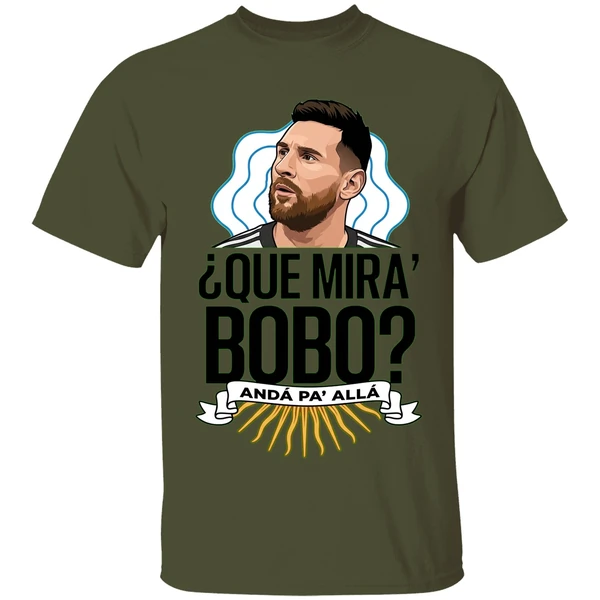 Lionel Messi Que Miras Bobo Shirt - Image 9