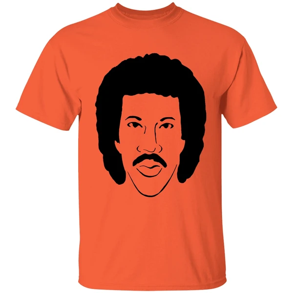 lionel richie silhouette shirt orange