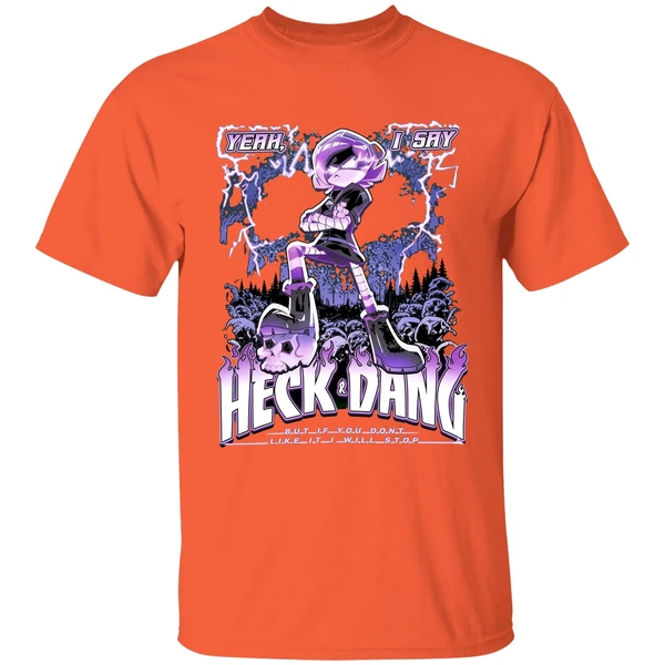 litch productions uzi heck dang shirt orange
