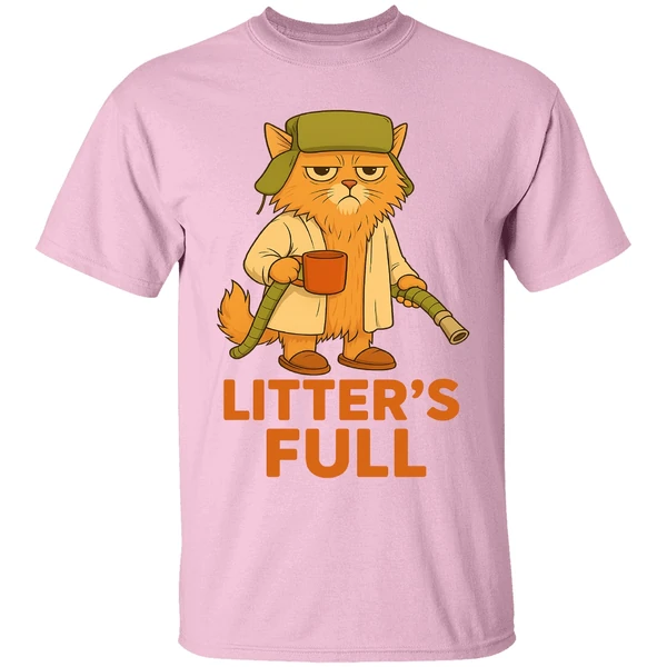 Litters Full Cat Parody Shirt - Image 2