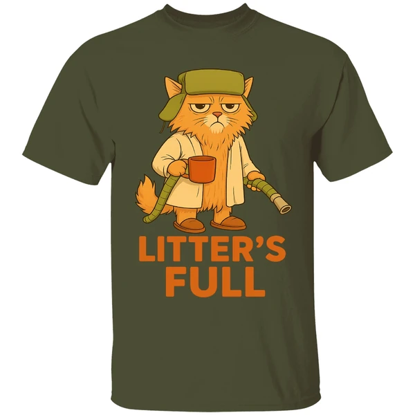Litters Full Cat Parody Shirt - Image 3