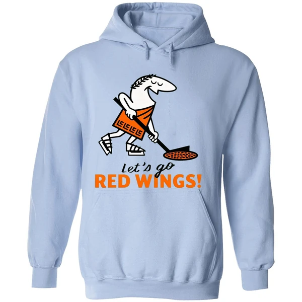 Little Caesars Lets Go Red Wings All Season Hoodie - Image 4