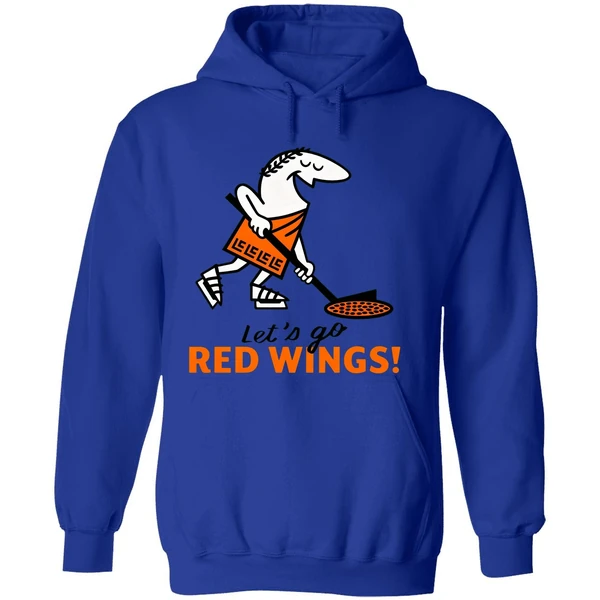 Little Caesars Lets Go Red Wings All Season Hoodie - Image 7