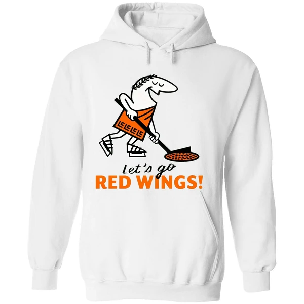 Little Caesars Lets Go Red Wings All Season Hoodie - Image 8