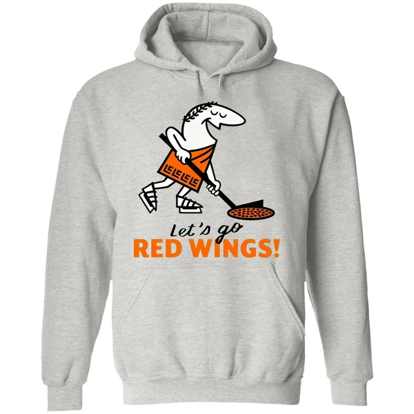 Little Caesars Lets Go Red Wings All Season Hoodie - Image 9