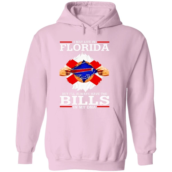 Live In Florida But Ill Always Have The Buffalo Bills In My Dna Hoodie - Image 5