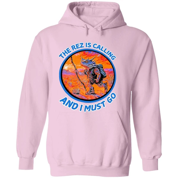 Lizard The Rez Is Calling And I Must Go Hoodie - Image 5