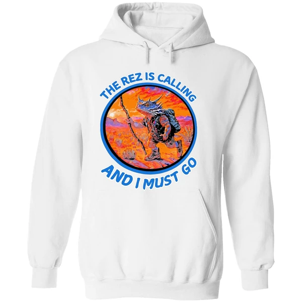 Lizard The Rez Is Calling And I Must Go Hoodie - Image 8