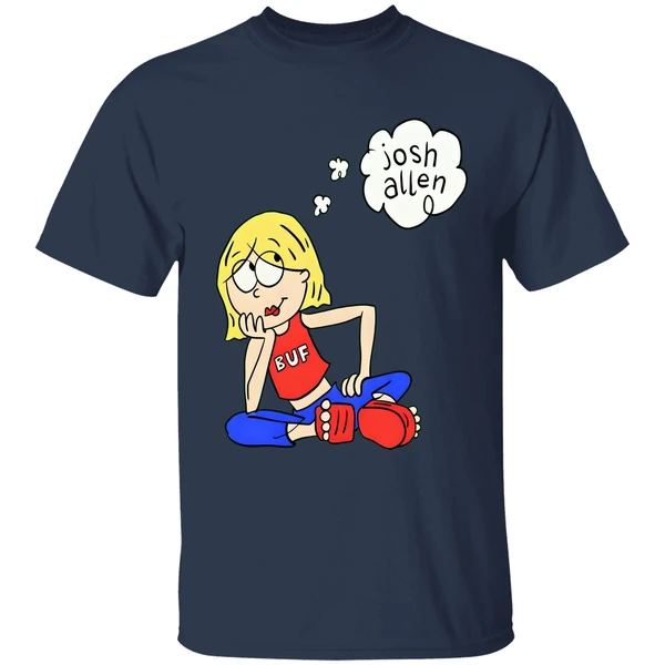 lizzie-mcguire-buffalo-mamifa-josh-allen-shirt-navy