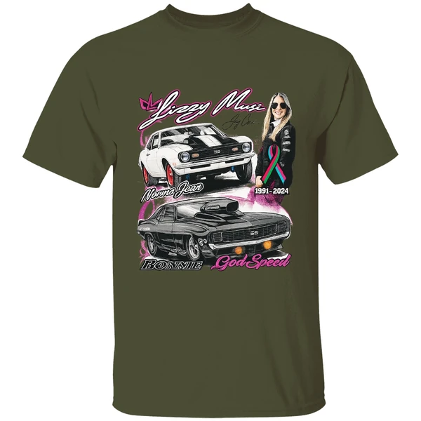 Lizzy Musi Norma Jean Bonnie Godspeed 1991 2024 Graphic Shirt - Image 3