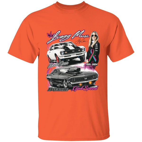 Lizzy Musi Norma Jean Bonnie Godspeed 1991 2024 Graphic Shirt - Image 5