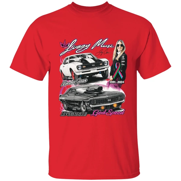 Lizzy Musi Norma Jean Bonnie Godspeed 1991 2024 Graphic Shirt - Image 6