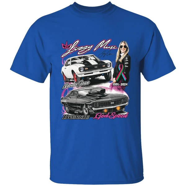 Lizzy Musi Norma Jean Bonnie Godspeed 1991 2024 Graphic Shirt - Image 7