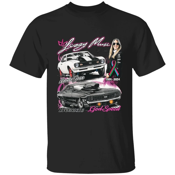 Lizzy Musi Norma Jean Bonnie Godspeed 1991 2024 Graphic Shirt - Image 8