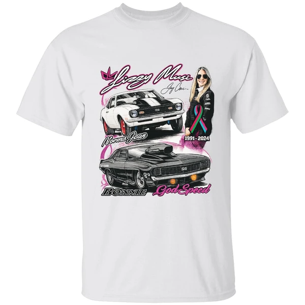 Lizzy Musi Norma Jean Bonnie Godspeed 1991 2024 Graphic Shirt - Image 9