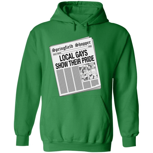Local Gays Show Their Pride Springfield Shopper Hoodie - Image 2