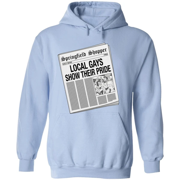 Local Gays Show Their Pride Springfield Shopper Hoodie - Image 4