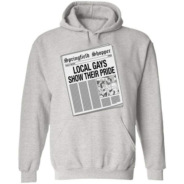 Local Gays Show Their Pride Springfield Shopper Hoodie - Image 9