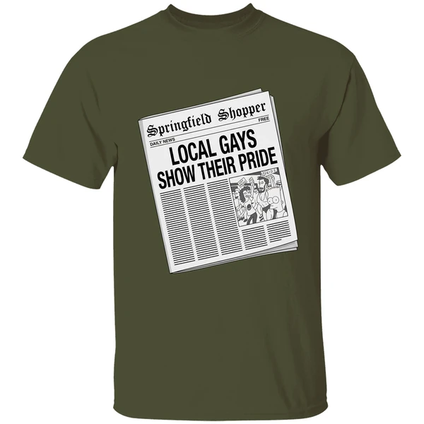 local gays show their pride springfield shopper shirt militarygreen