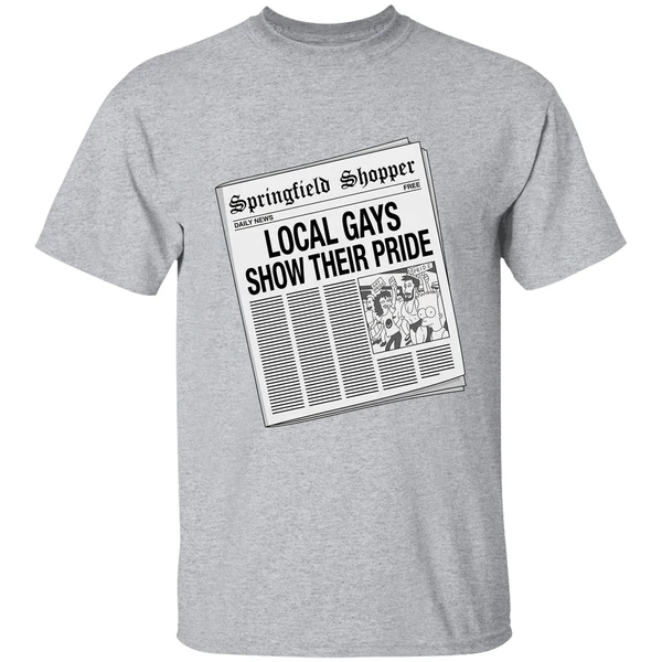 Local Gays Show Their Pride Springfield Shopper Shirt - Image 9