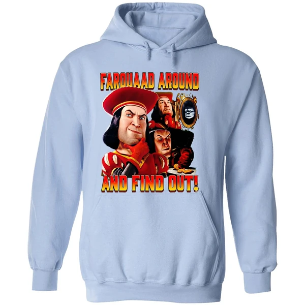 Lord Farquaad Shrek Around And Find Out Retro Hoodie - Image 4