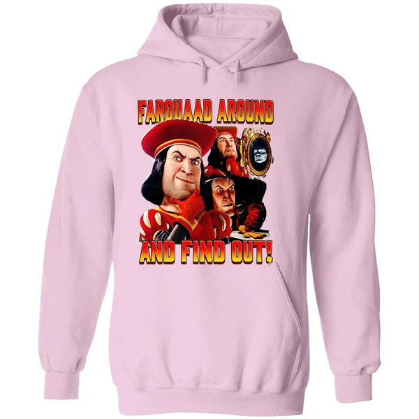 Lord Farquaad Shrek Around And Find Out Retro Hoodie - Image 5