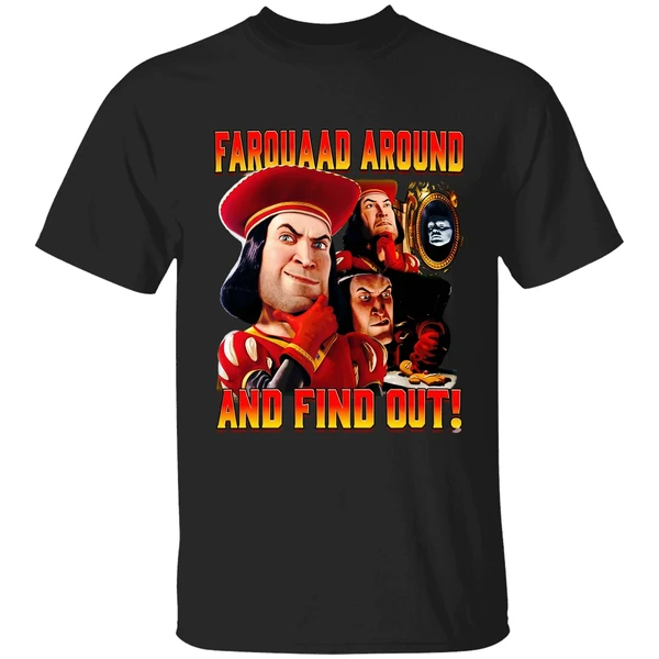 Lord Farquaad Shrek Around And Find Out Retro Shirt