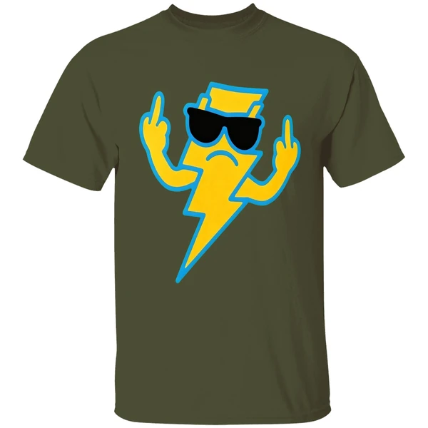 Los Angeles Chargers Football Logo Middle Finger Shirt - Image 3