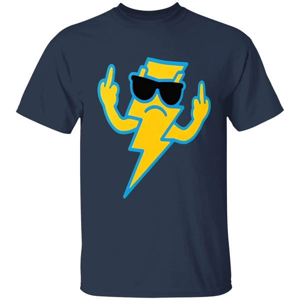 Los Angeles Chargers Football Logo Middle Finger Shirt - Image 4