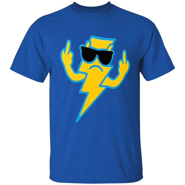 Los Angeles Chargers Football Logo Middle Finger Shirt - Image 7