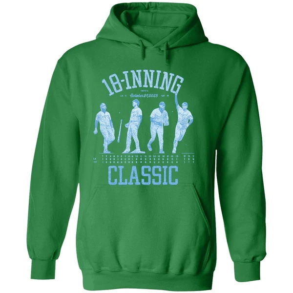 Los Angeles Dodgers 18 Inning Classic 2025 Baseball Hoodie - Image 2