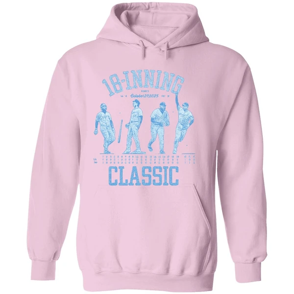 Los Angeles Dodgers 18 Inning Classic 2025 Baseball Hoodie - Image 5