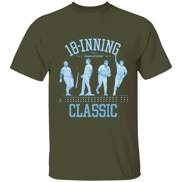 Los Angeles Dodgers 18 Inning Classic 2025 Baseball Shirt - Image 4