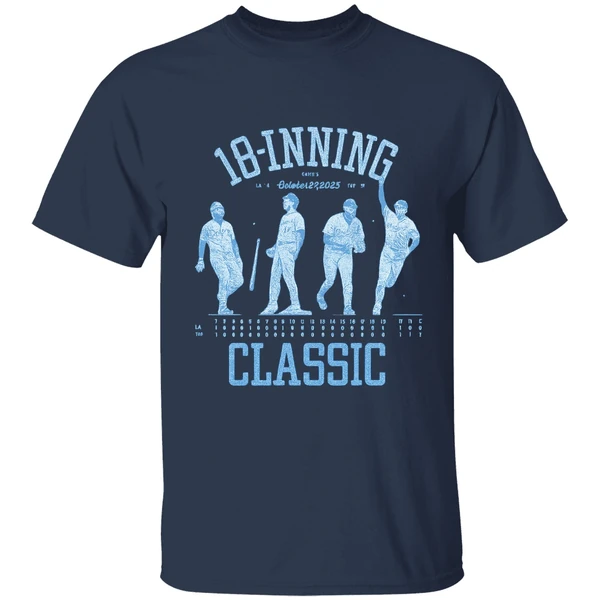Los Angeles Dodgers 18 Inning Classic 2025 Baseball Shirt - Image 5