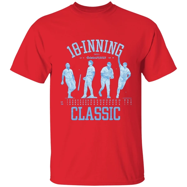 Los Angeles Dodgers 18 Inning Classic 2025 Baseball Shirt - Image 7