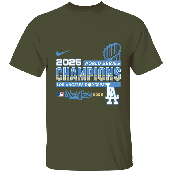 Los Angeles Dodgers 2025 Back To Back World Series Champions Baseball 2 Sided Shirt - Image 3