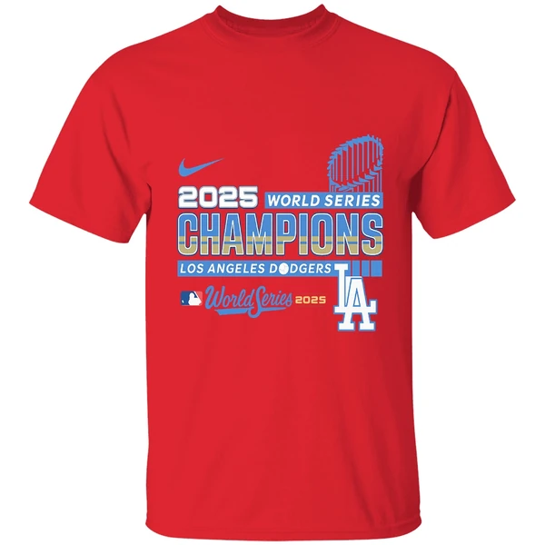 Los Angeles Dodgers 2025 Back To Back World Series Champions Baseball 2 Sided Shirt - Image 6