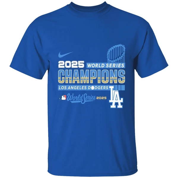 Los Angeles Dodgers 2025 Back To Back World Series Champions Baseball 2 Sided Shirt - Image 7