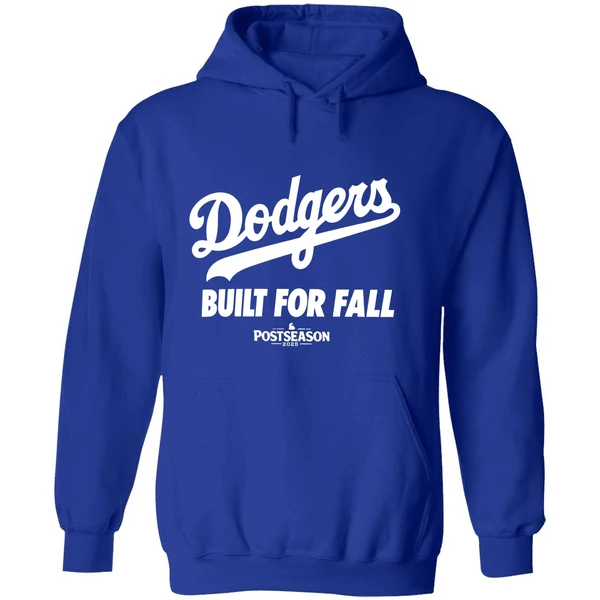 Los Angeles Dodgers 2025 Mlb Postseason Built For Fall Hoodie - Image 7