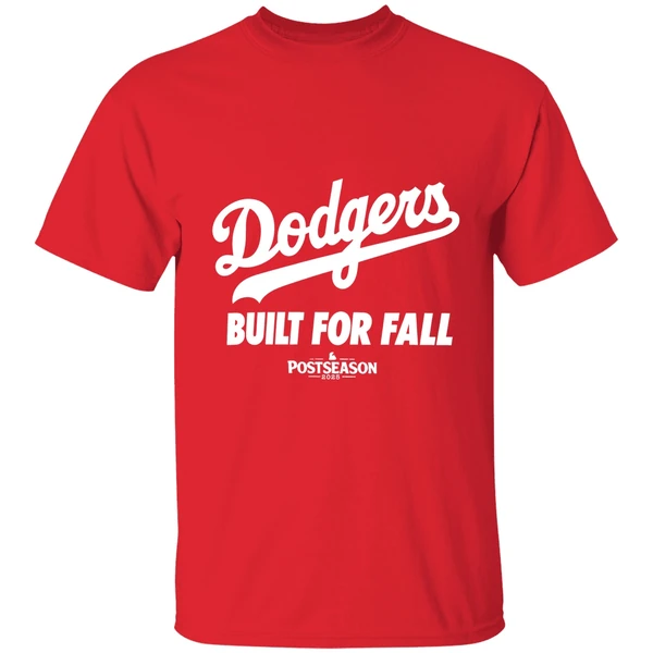 Los Angeles Dodgers 2025 Mlb Postseason Built For Fall Shirt - Image 6