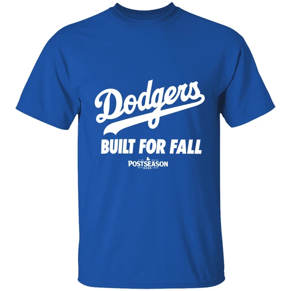 Los Angeles Dodgers 2025 Mlb Postseason Built For Fall Shirt - Image 7