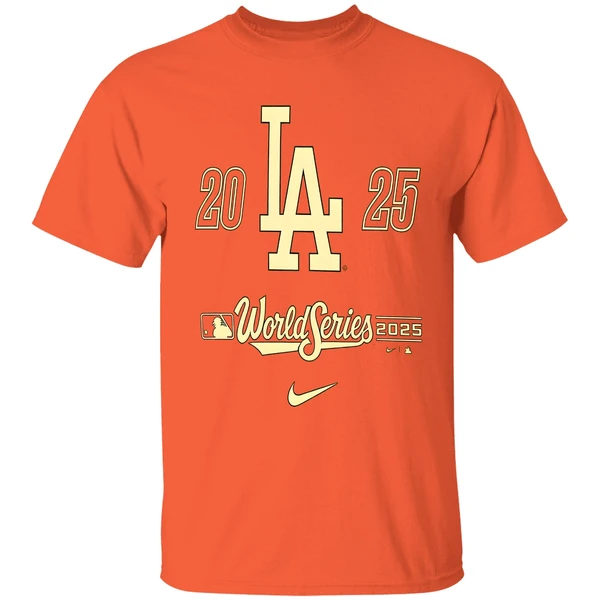 Los Angeles Dodgers Black 2025 World Series Participant Advance The Runner Shirt - Image 5