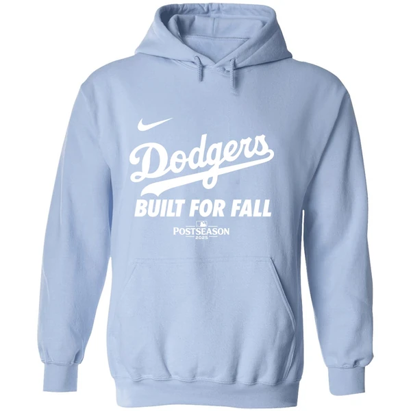 Los Angeles Dodgers Built For Fall 2025 Mlb Postseason Hoodie - Image 4