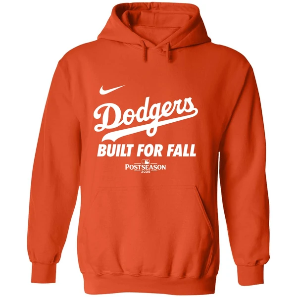 Los Angeles Dodgers Built For Fall 2025 Mlb Postseason Hoodie - Image 6