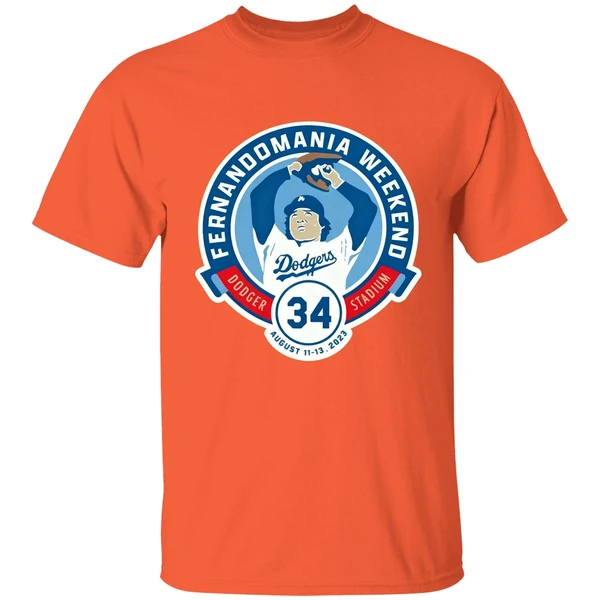 Los Angeles Dodgers Fernandomania Weekend Dodger Stadium 34 Shirt - Image 5