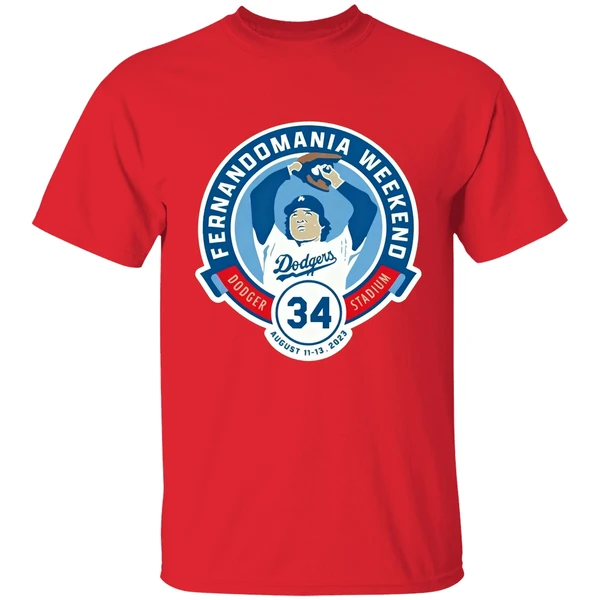 Los Angeles Dodgers Fernandomania Weekend Dodger Stadium 34 Shirt - Image 6
