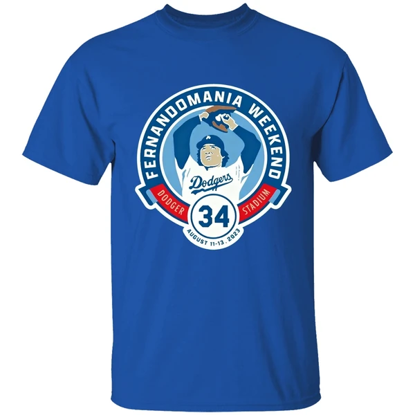 Los Angeles Dodgers Fernandomania Weekend Dodger Stadium 34 Shirt - Image 7