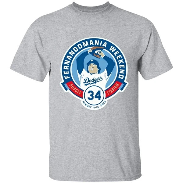 Los Angeles Dodgers Fernandomania Weekend Dodger Stadium 34 Shirt - Image 8