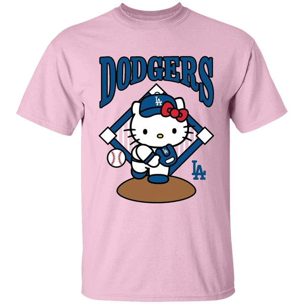 Los Angeles Dodgers Hello Kitty 2026 Shirt - Image 2